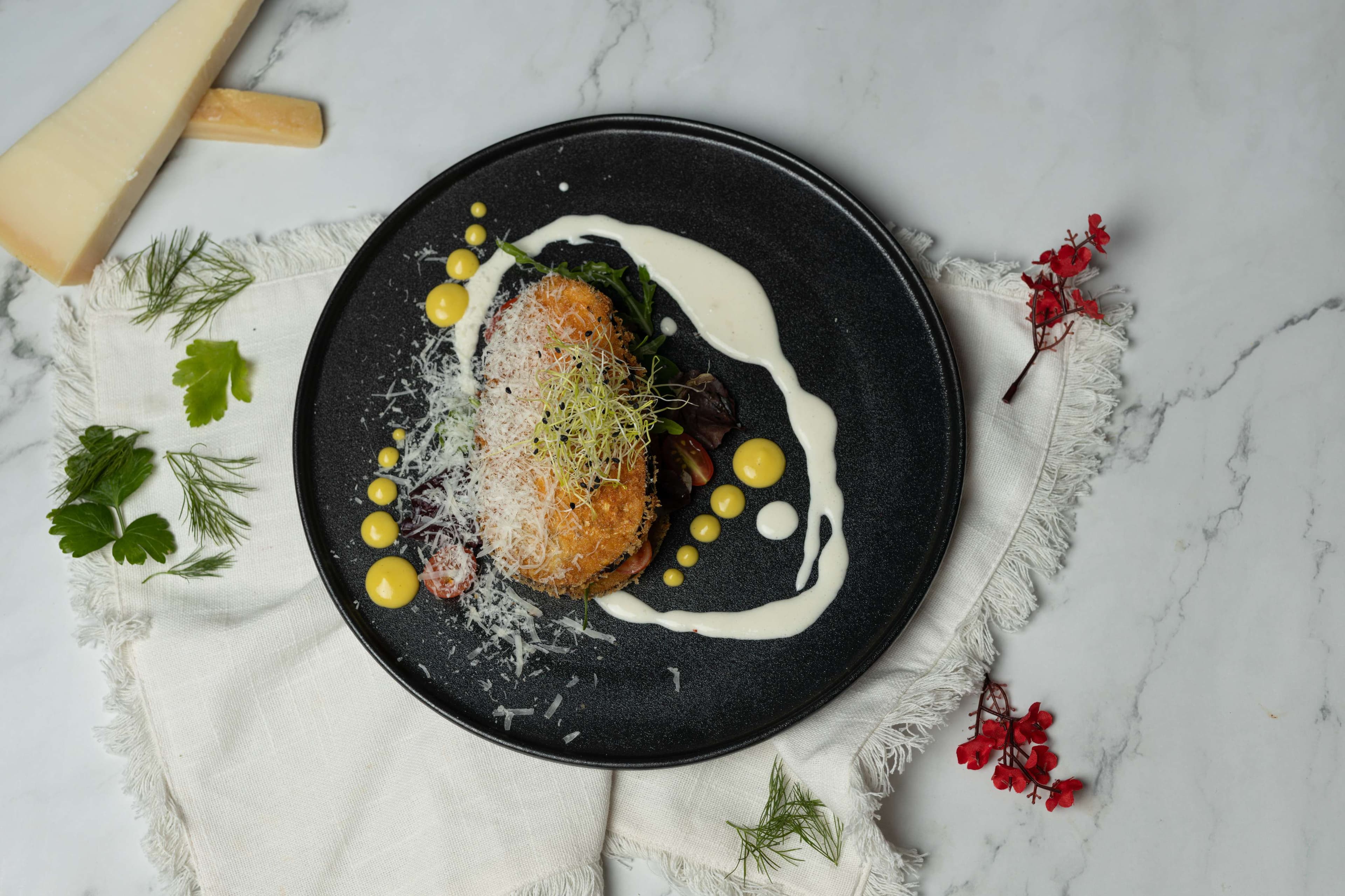Fried Eggplant Salad